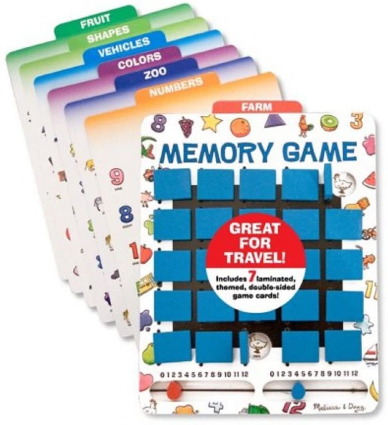 Melissa & Doug Flip to Win Travel Memory Game