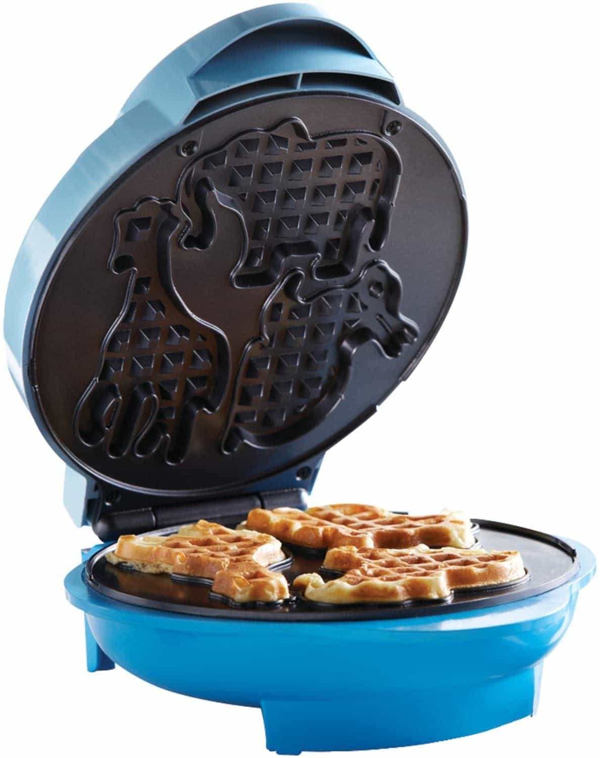 Brentwood TS-253 Electric Food Animal-Shapes Waffle Maker, Blue Brentwood TS-253 Electric Food Animal-Shapes Waffle Maker, Blue