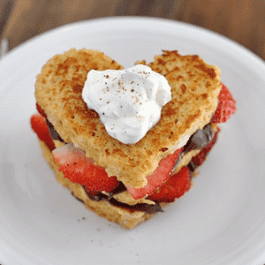 Nutella and Strawberry Stuffed French Toast