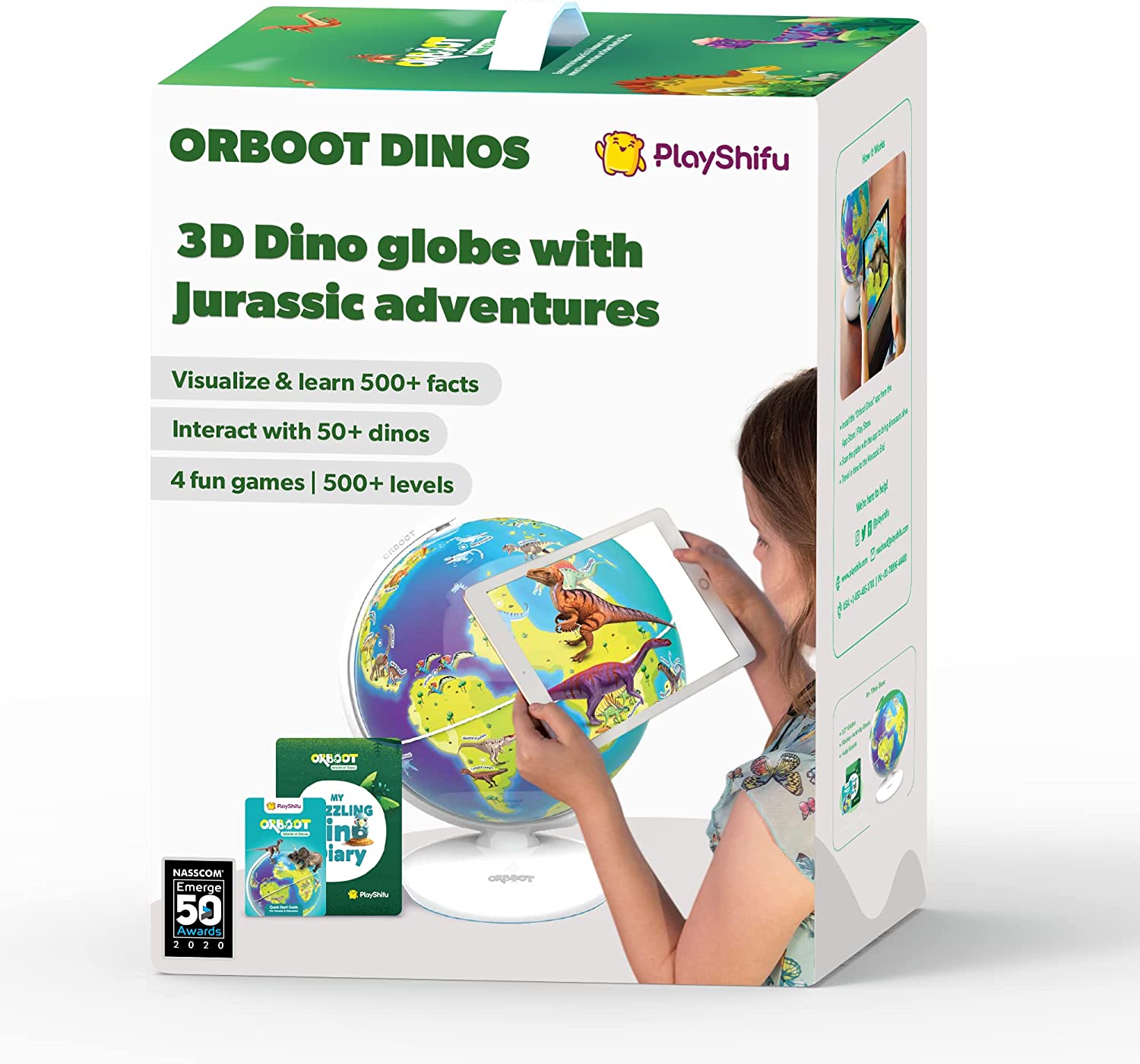 3D Dino Globe with Jurassic Adventure 3D Dino Globe with Jurassic Adventure
