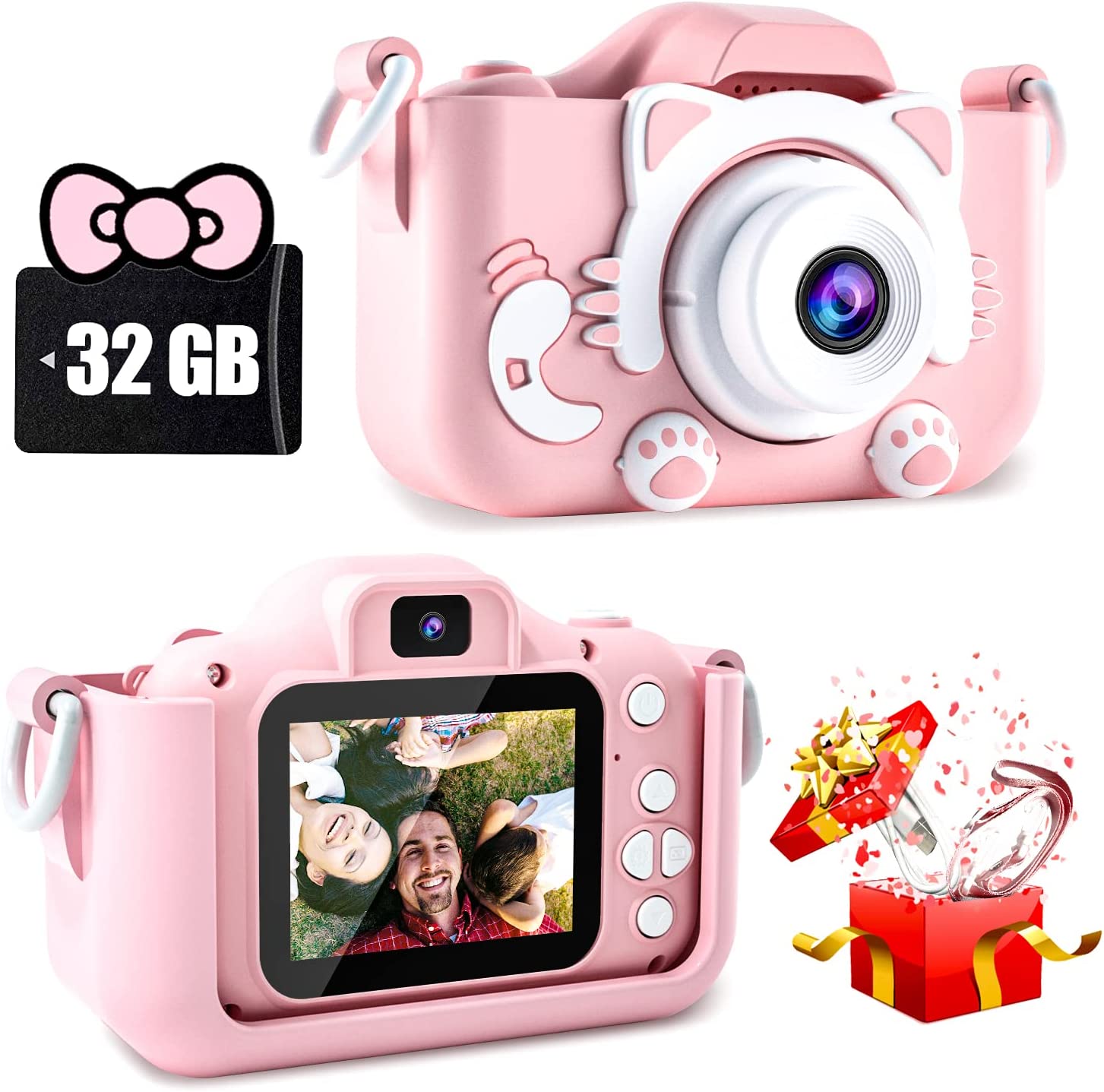Kids Digital Camera for Toddler with Video