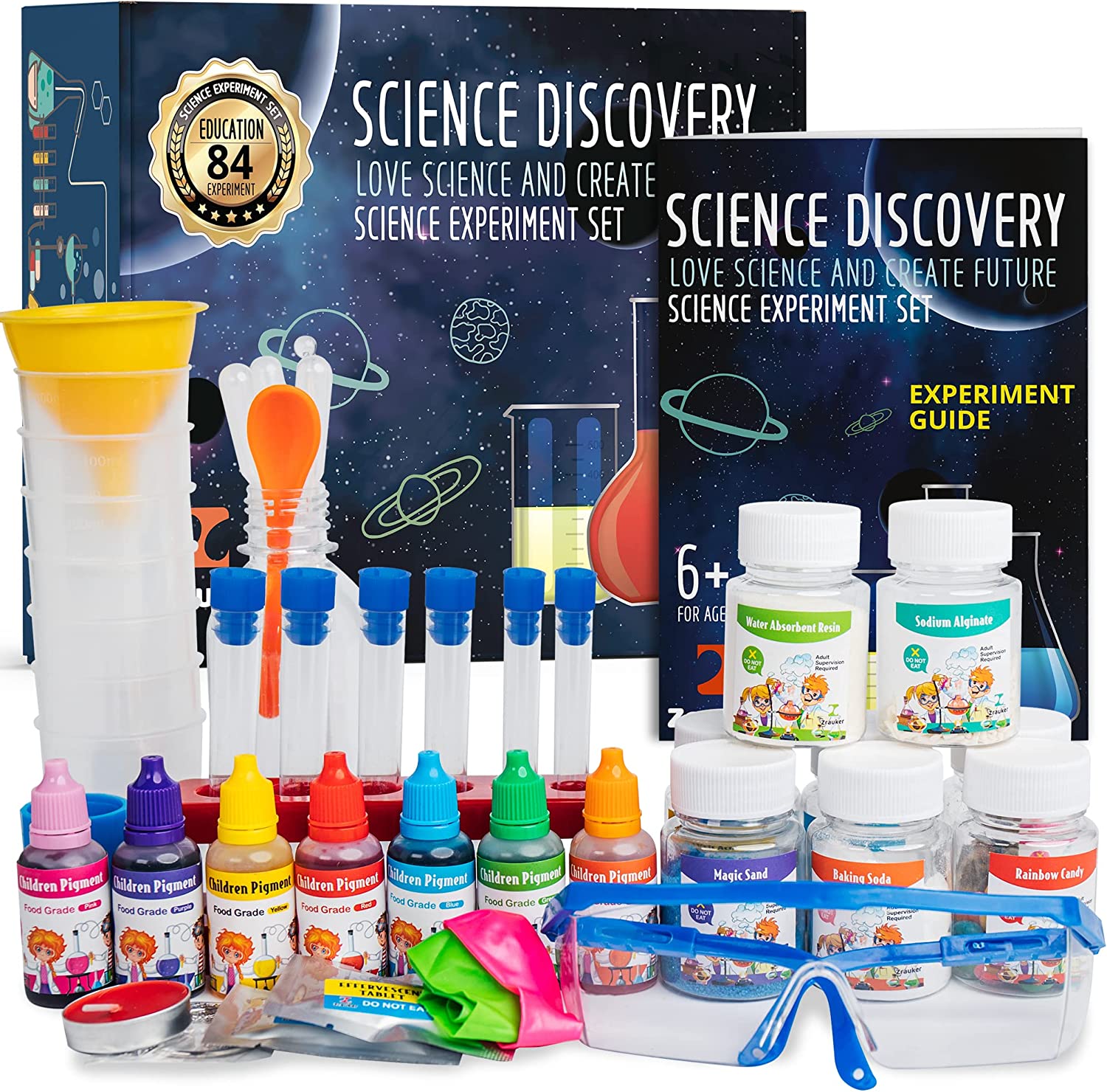 Science Discovery Kit with 84 Science Lab Experiments