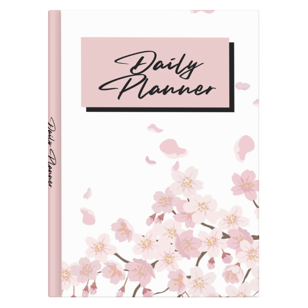 Floral Daily Planner Hourly Schedules Appointment Planner